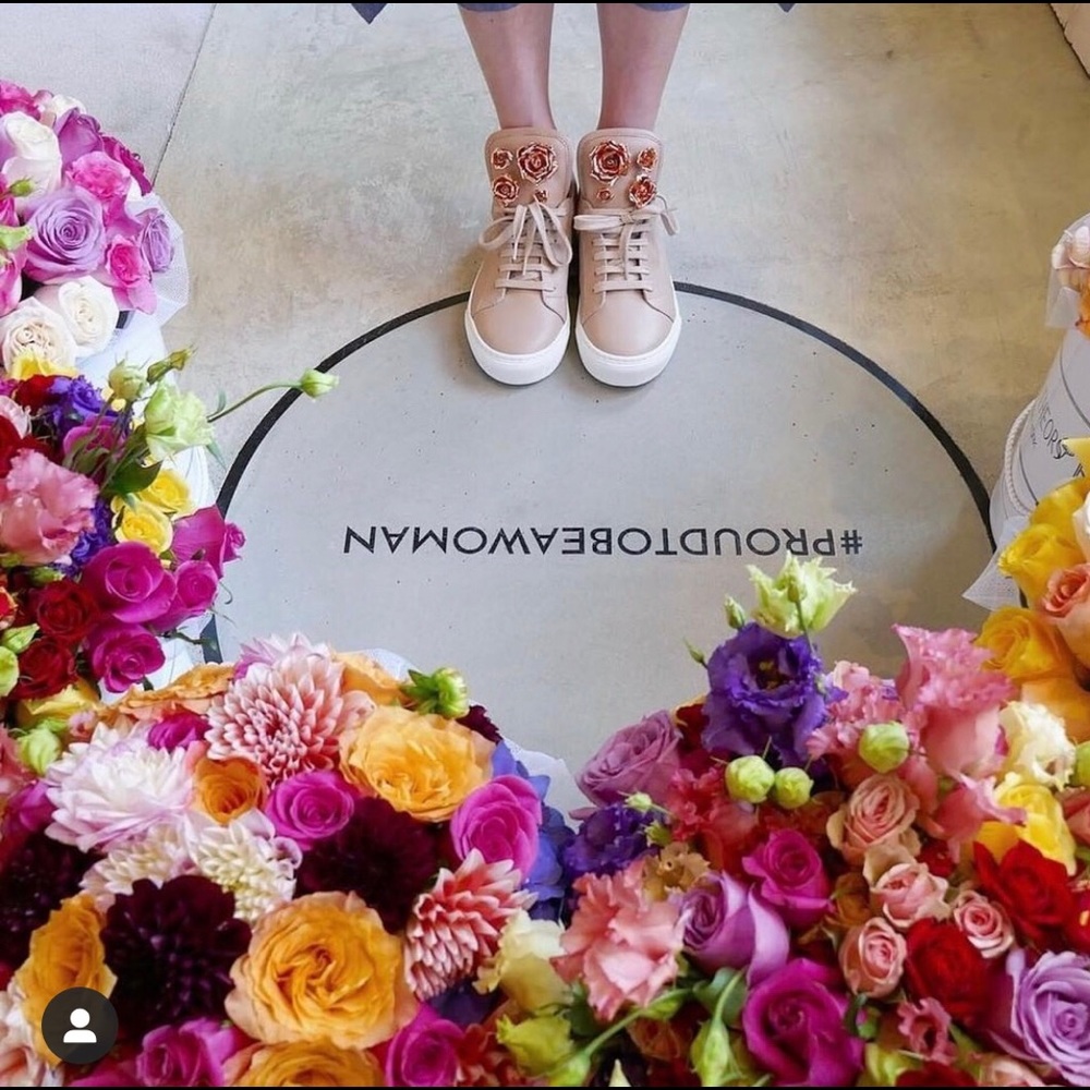 Rose bold sneakers